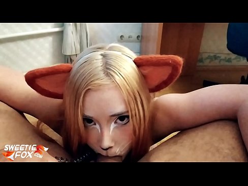 ❤️ Kitsune schluckt Schwanz und Sperma in ihrem Mund ️❌ Sex video bei uns ️❤